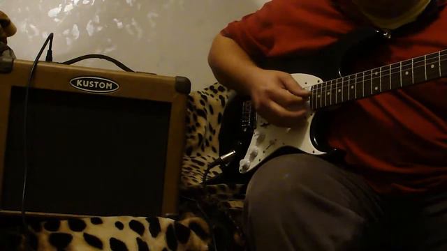 Cort G110 и Kustom Sienna 16 -  Электрогитара и комбик Обзор звука