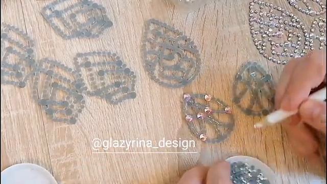 DIY как сделать серьги. Украшения из фетра и страз для танцев, Belly dance earrings jewelry смотреть онлайн