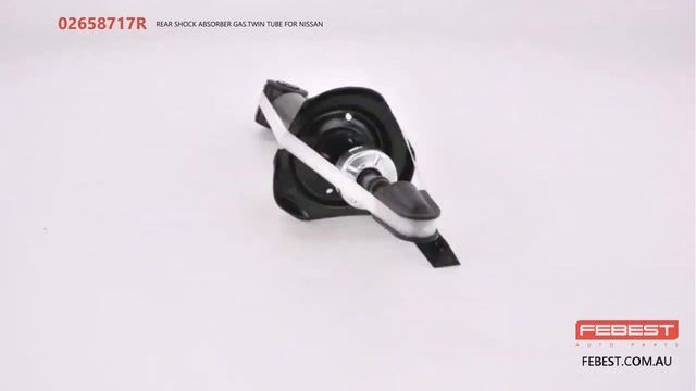 02658717R REAR SHOCK ABSORBER GAS.TWIN TUBE FOR NISSAN смотреть онлайн