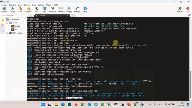 2. Install Cisco NSO version 6.0 on Ubuntu 22.04 смотреть онлайн