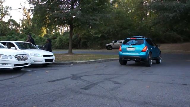 Nissan Murano on 28" Floaters and infiniti FX35 on Starr Wheels at Mlk смотреть онлайн