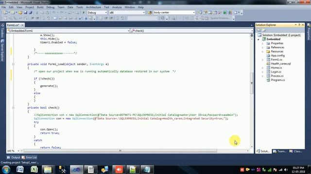 How to Create software exe file in c# visual studio (with sql server ) смотреть онлайн