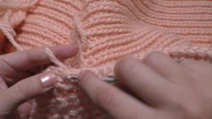 Джемпер (свитер) спицами полупатентной  резинкой. Крупная вязка. Мастер-класс. Часть 2. Вязание.