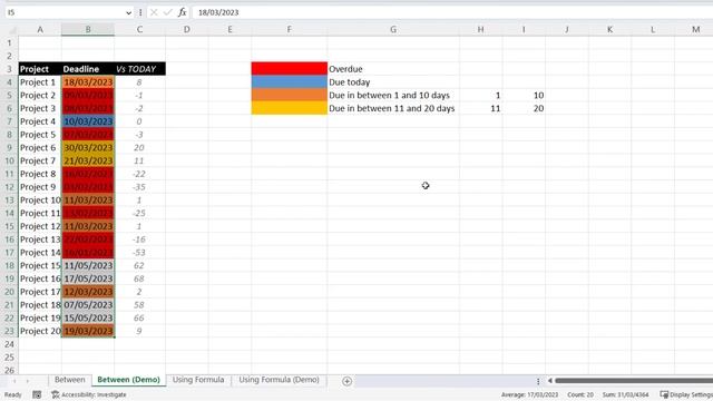 Excel Conditionally Format Dates Within x Number of Days From Today's Date смотреть онлайн
