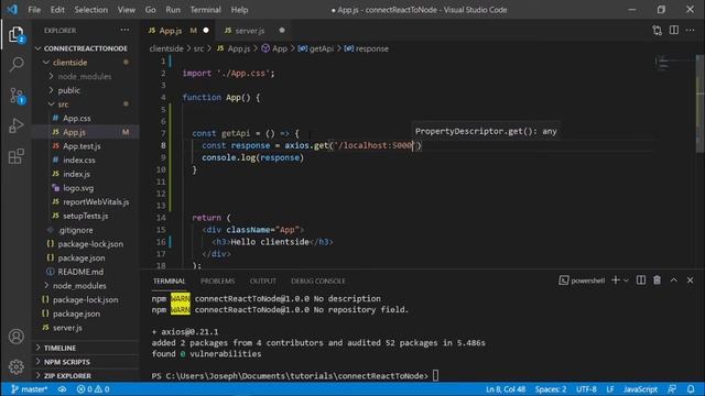How To Use React with Node смотреть онлайн