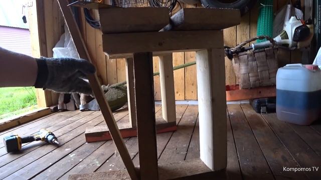 Как сделать садовую скамейку своими руками. Простая, надежная и удобная конструкция. смотреть онлайн