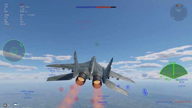 War Thunder: МиГ-29 (Авиа РБ) смотреть онлайн