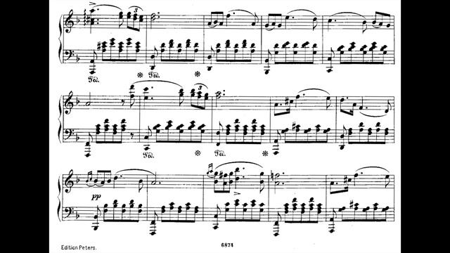 Schubert - Ständchen (Serenade), Piano Solo Version - With Score