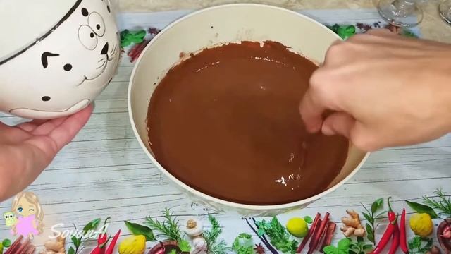 Шоколадный десерт. Chocolate dessert. смотреть онлайн