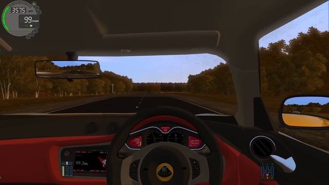 City Car Driving 1.5.3 Lotus Evora S Logitech G27 [1080p][60fps] смотреть онлайн