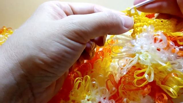 Ручка для мочалки столбиками без накида | Вязание мочалки | Вязание крючком | ТДД смотреть онлайн