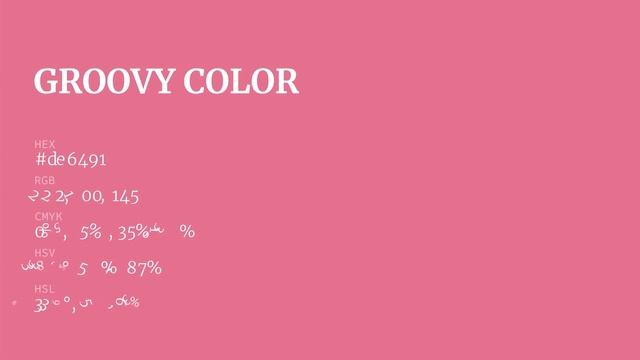 Groovy color #de6491 hex color - Red color - Cool color de6491 смотреть онлайн