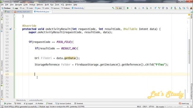 Upload File To Firebase Storge And Save url to Fiebase Database Android смотреть онлайн