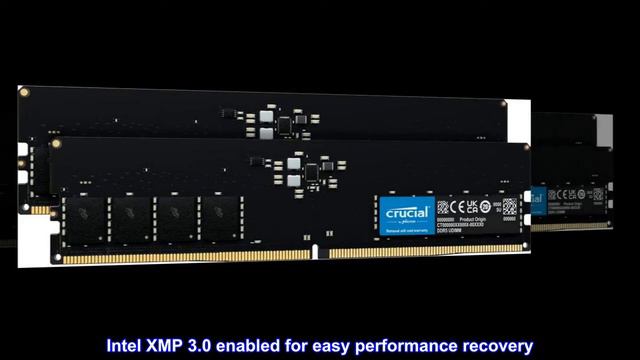 Crucial RAM 64GB Kit (2x32GB) DDR5 4800MHz CL40 Desktop Memory CT2K32G48C40U5