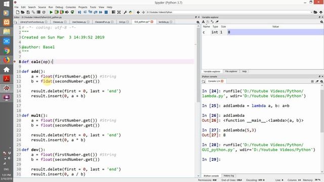 الدرس 15: Python. تابع lambda смотреть онлайн