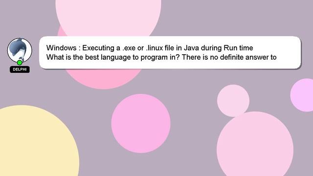 Windows : Executing a .exe or .linux file in Java during Run time смотреть онлайн