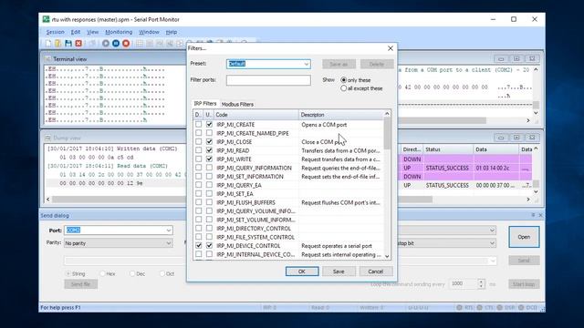 Serial Port Monitor - RS232 Logger software to analyze COM port смотреть онлайн