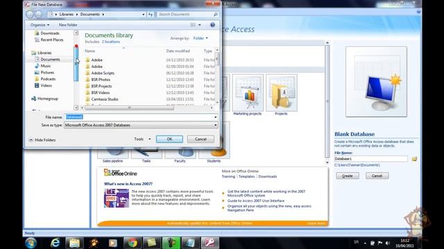 Create Microsoft Data Link on Windows XP and Windows 7 смотреть онлайн