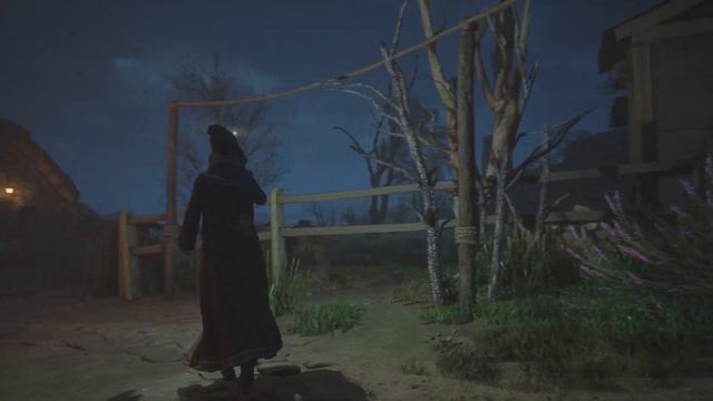 Hogwarts Legacy relaxing night walk on countryside 4K смотреть онлайн