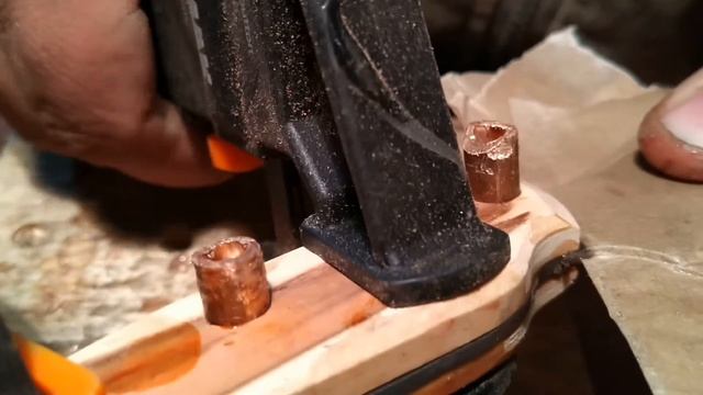 Изготовление ножа из пильного диска. Making a knife from a saw blade. смотреть онлайн