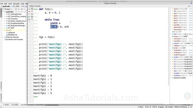 Python Generator смотреть онлайн