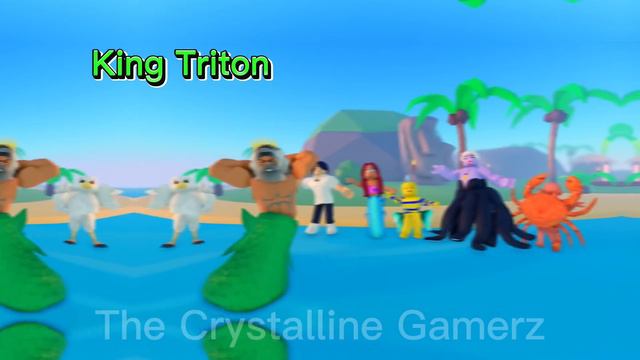 THE LITTLE MERMAID CHARACTERS DID THIS TREND | Roblox Trend смотреть онлайн