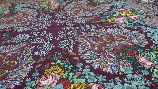 Павловопосадский платок. Женское счастье. Таинственный вечер. Цветущий сад. Майя. Александр Блок. смотреть онлайн