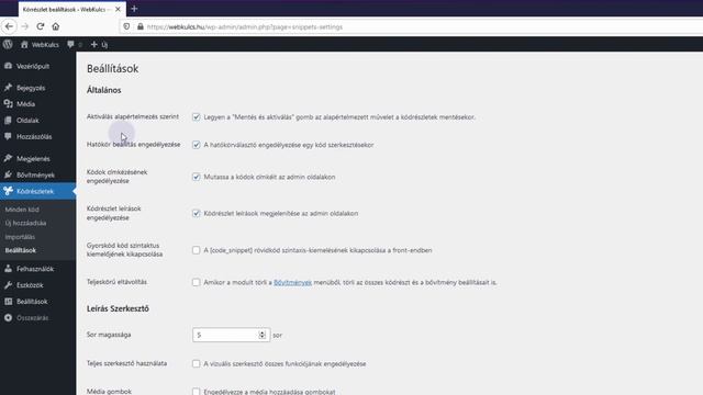 Code Snippets WordPress bővítmény használata смотреть онлайн