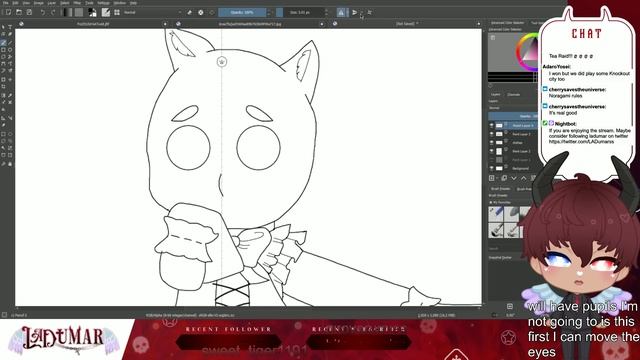 [EN/ESP Vtuber] Drawing a birthday art !discord !lurk !clip смотреть онлайн