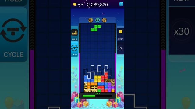 Tetris Blitz Strategy #2 - Easy 100M+ Points Using Jubilee Flare Level 1 смотреть онлайн
