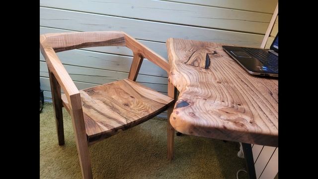 Столик и стул в небольшой рабочий кабинет смотреть онлайн