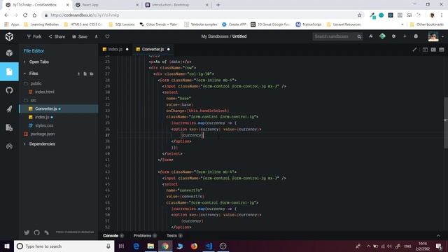 Build a real time Currency Converter with React JS смотреть онлайн