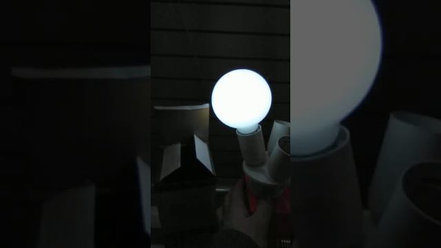 Лампа светодиодная шар три цвета света смотреть онлайн