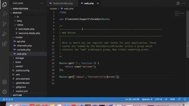 Laravel 8: Route part3 смотреть онлайн