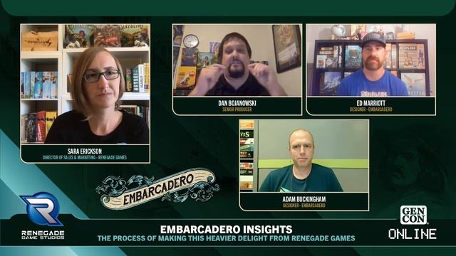 Embarcadero Insights - The Process of Making a Heavier Game | Gen Con Online смотреть онлайн