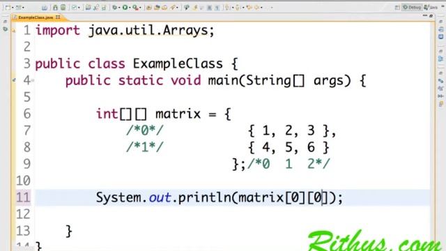 Java 2d array tutorial смотреть онлайн