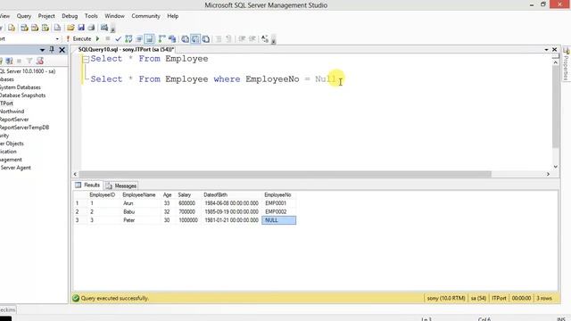ANSI_NULLS in SQL Server смотреть онлайн