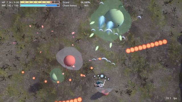 Touhou Multi Scroll Shooting. Stage 1 Normal Clear. смотреть онлайн