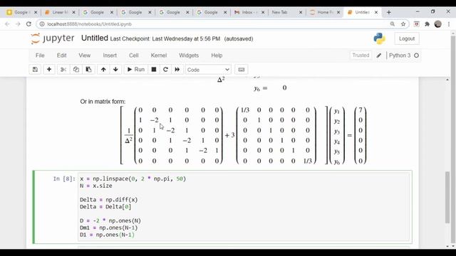 Boundary Value Problems via a Finite Difference method смотреть онлайн