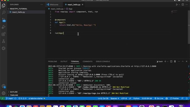 Building Powerful User Interfaces in Python with ReactPy - A Beginner's Guide смотреть онлайн