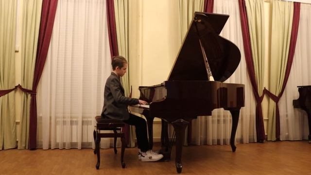 номинация "Юные Таланты" Цюняк Никита 13 лет, Я.Сибелиус Экспромт соч.99 №3 смотреть онлайн