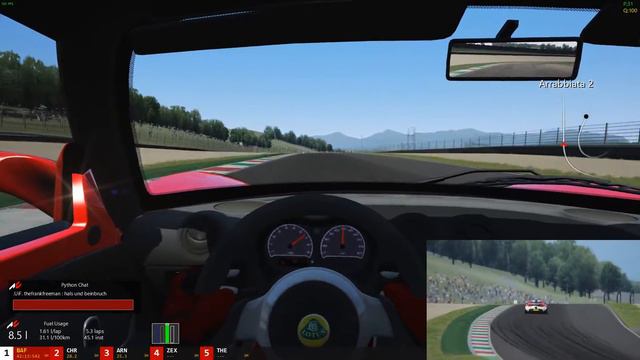 [AsettoCorsa] Multiplayer | mif Championship | 01: Lotus Exige 240R S3 @ Mugello (40 Runden) [GER] смотреть онлайн