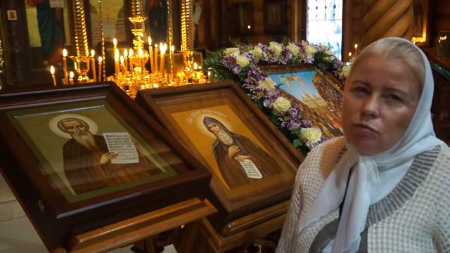 Интервью с Галиной Молочковской, заказчиком иконы Преподобного Никона Сухого, Печерского смотреть онлайн
