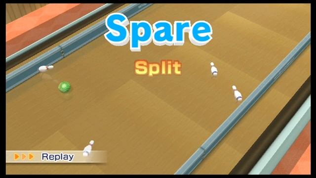 Wii Sports Resort - Bowling: 100-Pin Game (Split Spares!) смотреть онлайн
