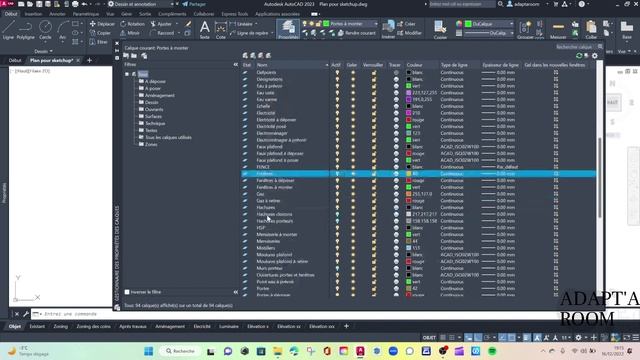 SKETCHUP - Importer un plan Autocad смотреть онлайн