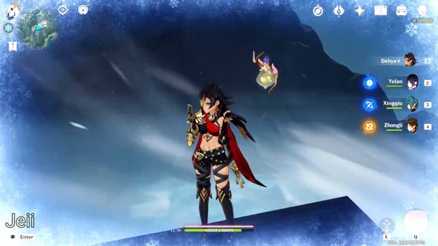 Dehya in Dragonspine with her Passive Talent смотреть онлайн