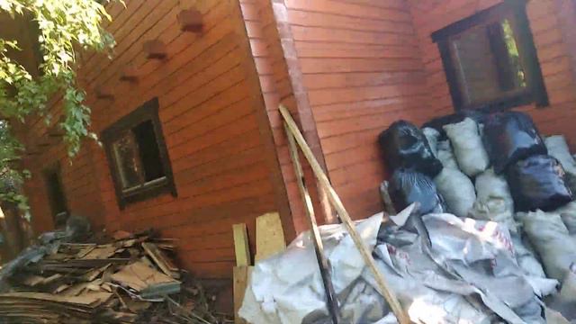 реконструкция брусового дома после пожара ч5 смотреть онлайн