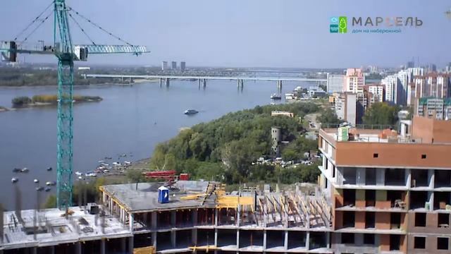 жк "Марсель", Новосибирск - как строили 9 секцию смотреть онлайн