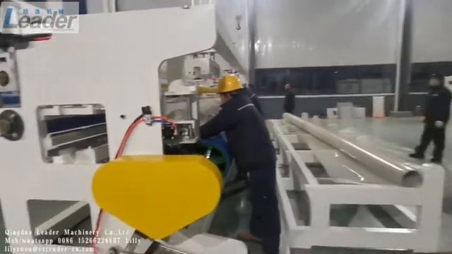 6m-8m width HDPE LDPE PE geomembrane waterproof sheets extruder extrusion line смотреть онлайн