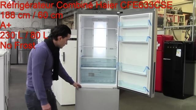 Frigo Haier CFE633CSE смотреть онлайн